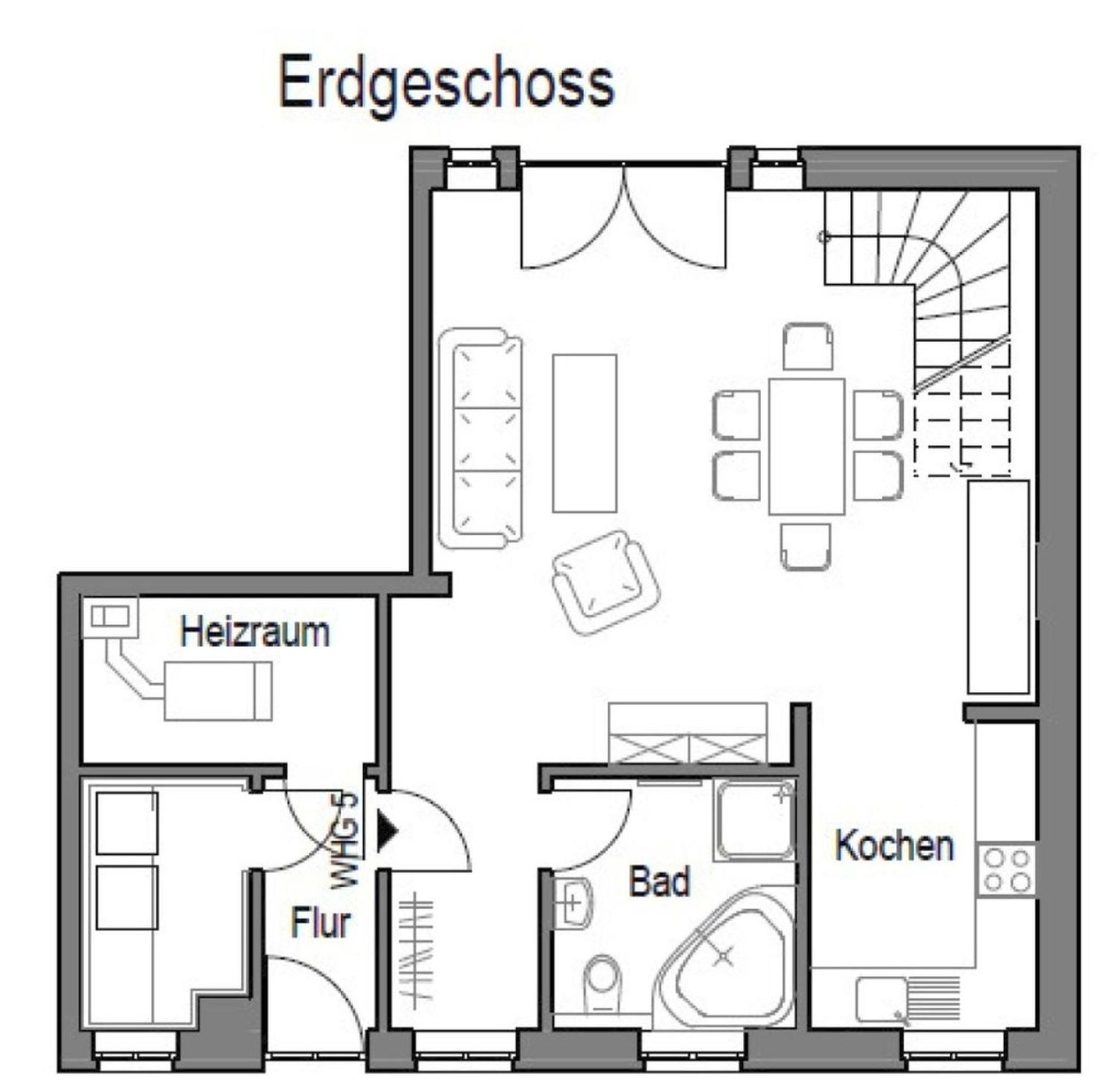 Deichhof Whg 5 Dunsum Exterior foto